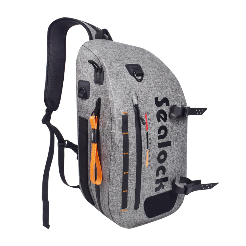 15L IPX8 Waterproof Fishing Sling Bag with Airtight Zipper (20 m Depth)