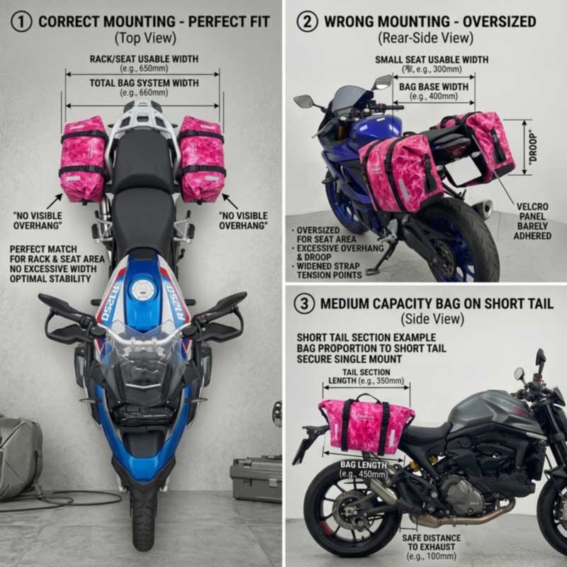Motorcycle Tail Bag Manufacturer for OEM Projects