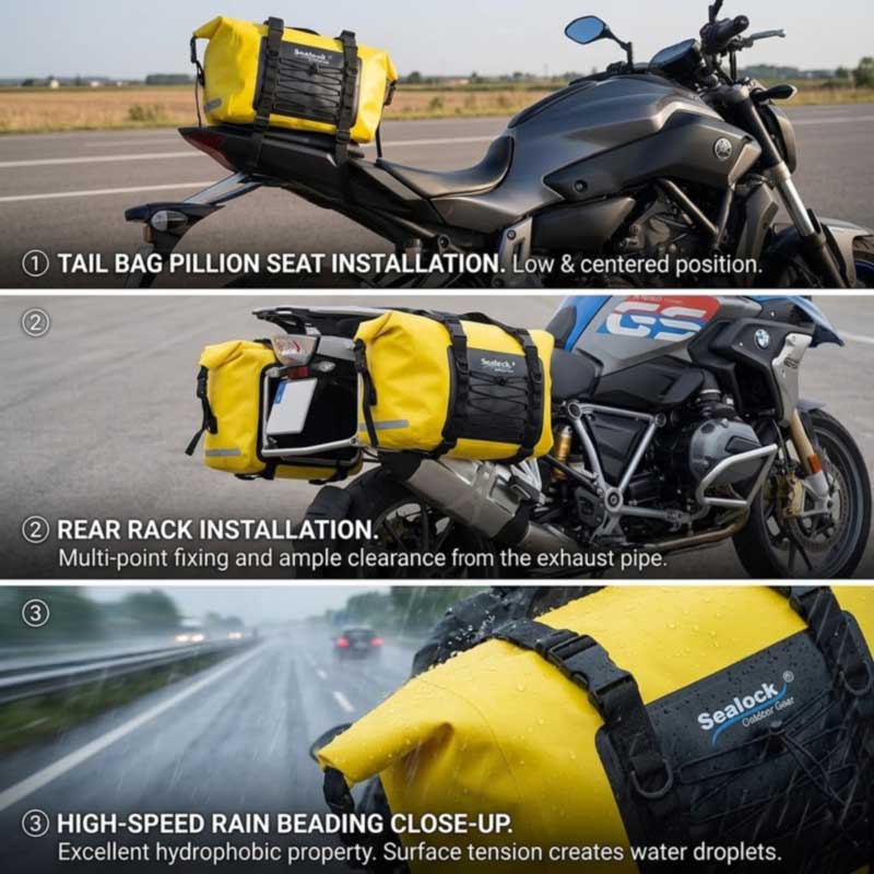 Motorcycle Waterproof Bag Manufacturer for Adventure Brands
