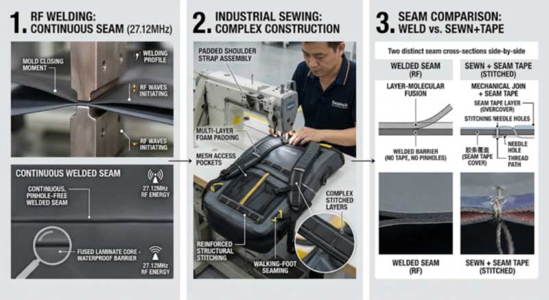 Sewn vs Welded Waterproof Bags: Which Construction Your Product Needs