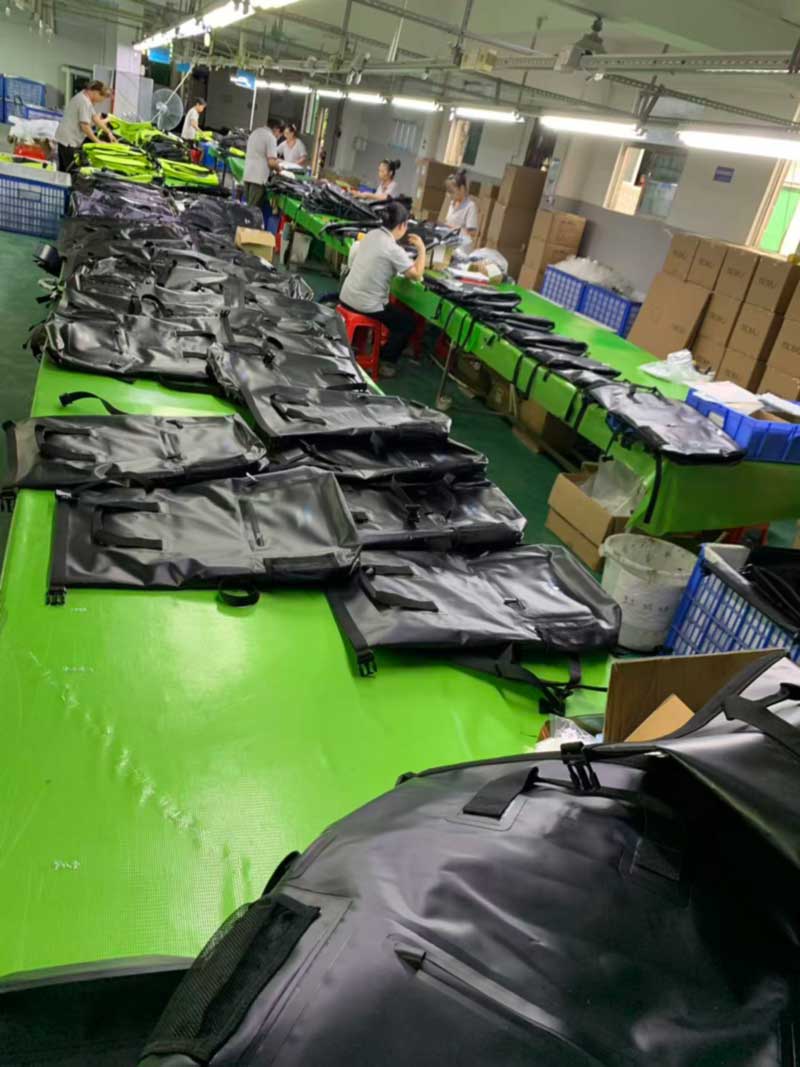 Tagging, Surface Protection and Multi-Model Control on a Welded Backpack Order