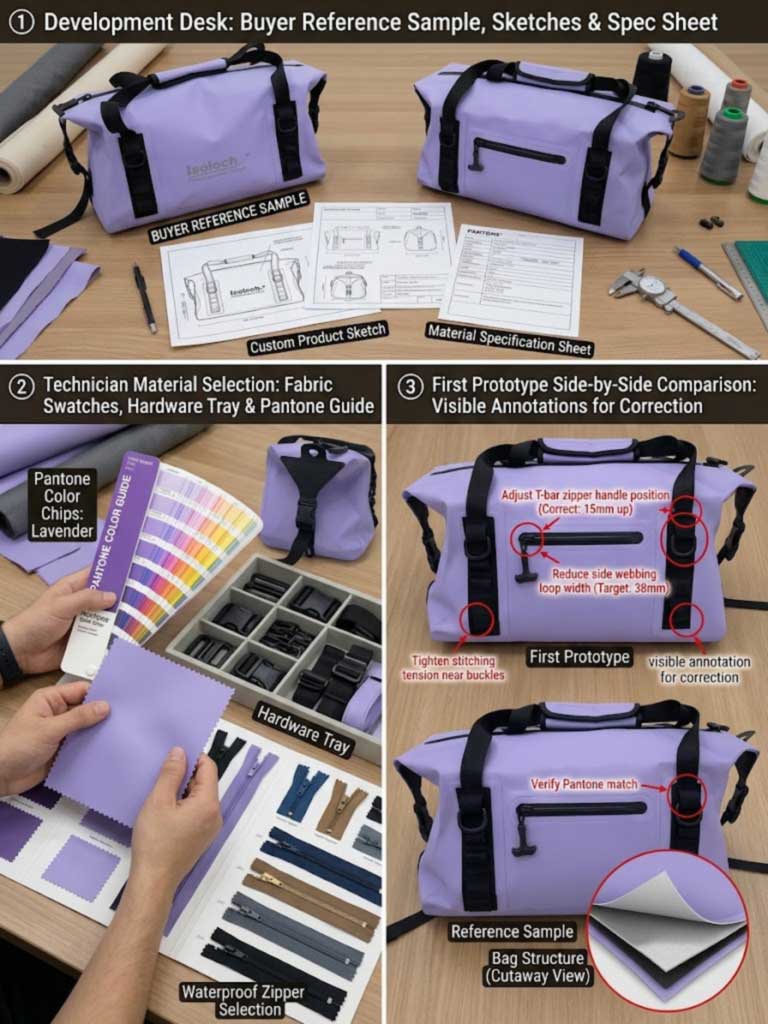 How to Get a Waterproof Bag Sample: Process, Cost and Lead Time