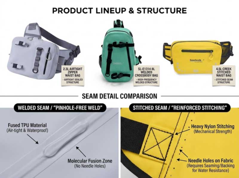 Waterproof Fanny Pack Manufacturer: OEM Waist Bags for Swim and Outdoor Brands