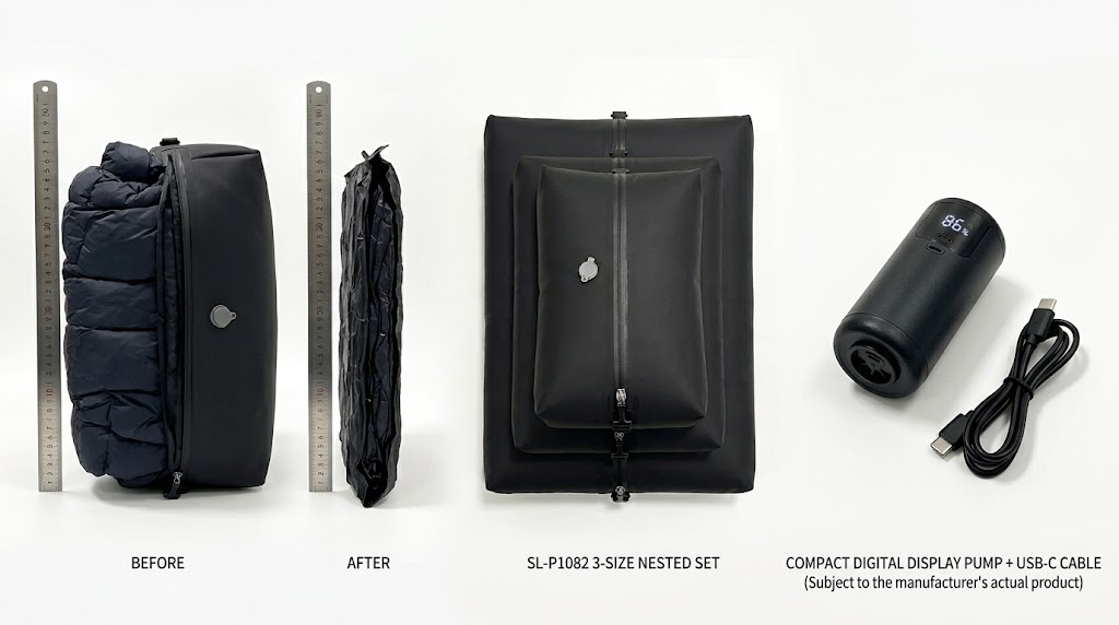 Compression Packing Bags OEM: Valve, Zip and Electric Pump Designs for Travel Brands