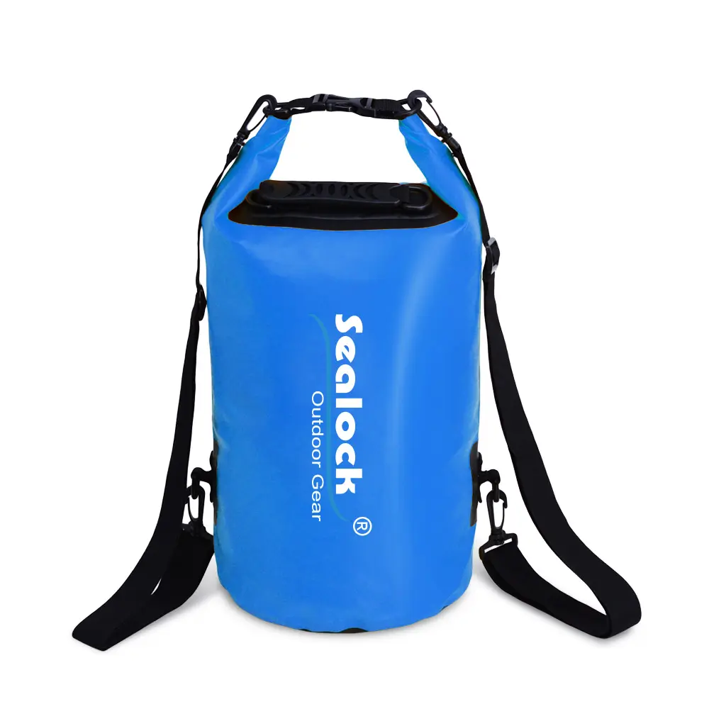500D PVC Waterproof Dry Bag with UTX Buckles for Outdoor Water Sports