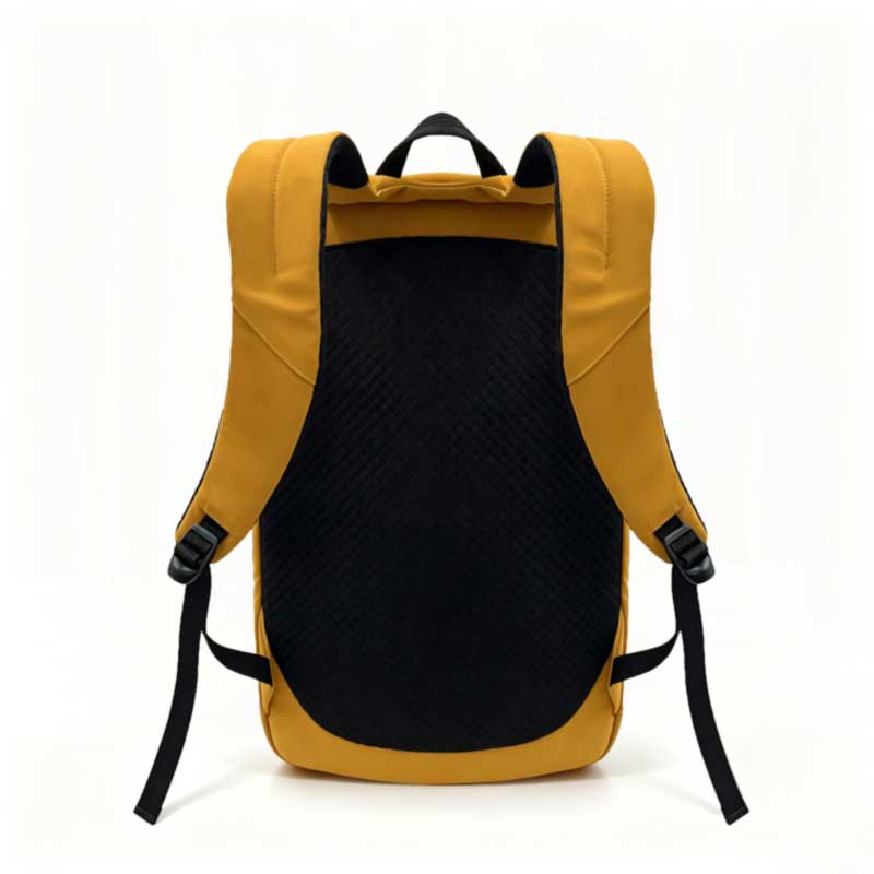 Diamond-mesh padded back panel and S-curve shoulder straps of the SL-E1176 backpack