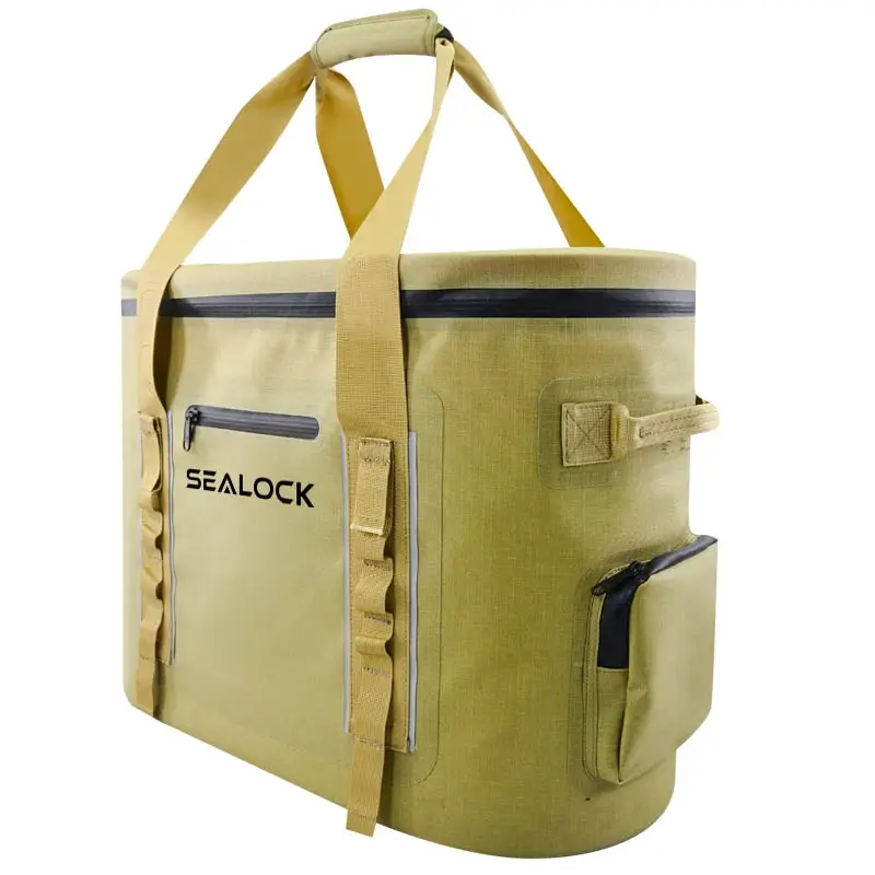 large zippered cooler tote bag for bulk shopping
